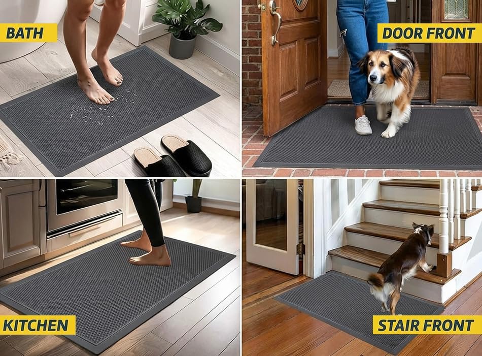 Muddy Mat® Meshy Mat™ Door Mat Heavy-Duty Quick-Dry Floor Mat, Sand & Dirt - Image 6