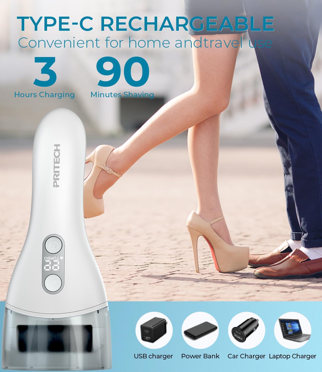 Electric Callus Remover for feet,Rechargeable Foot File Electronic Pedicure Tools Kit for Calloused Removal, Waterproof Electric Foot Scrubber Duty Feet Care for Heels Dead