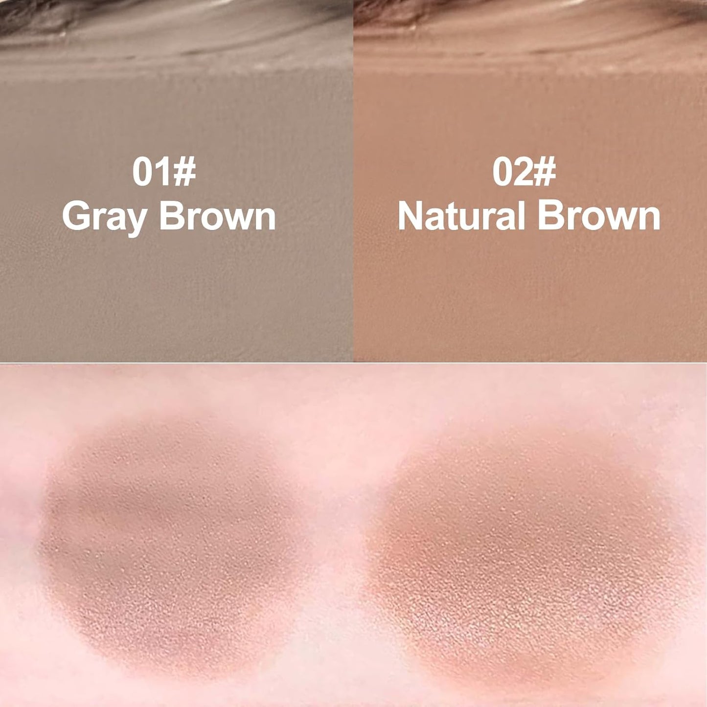 Erinde Warm Toned Bronzer Stick, Natural Cream Contour Stick, Blendable & Smooth Matte Bronzer Stick, Waterproof & Long Lasting Face Shaping Contouring Makeup, 02 Natural Brown