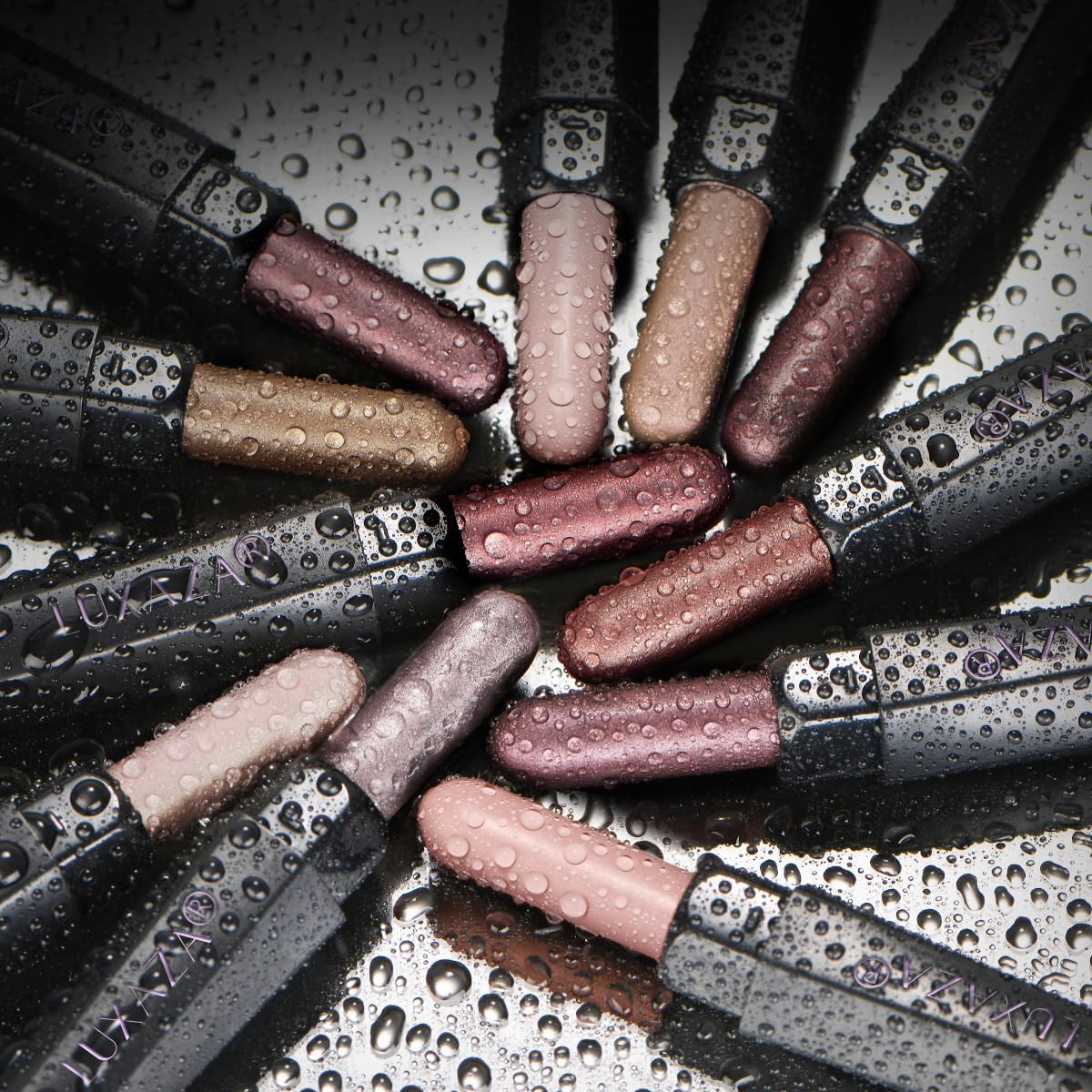 10PCS Eyeshadow Stick,Shimmer And Matte Brown Metallic Cream Eyeshadow Pencil Crayon with Smudge-proof & Waterproof, Eye Brightener Stick, Ideal Gift for Women- Love's Gifts