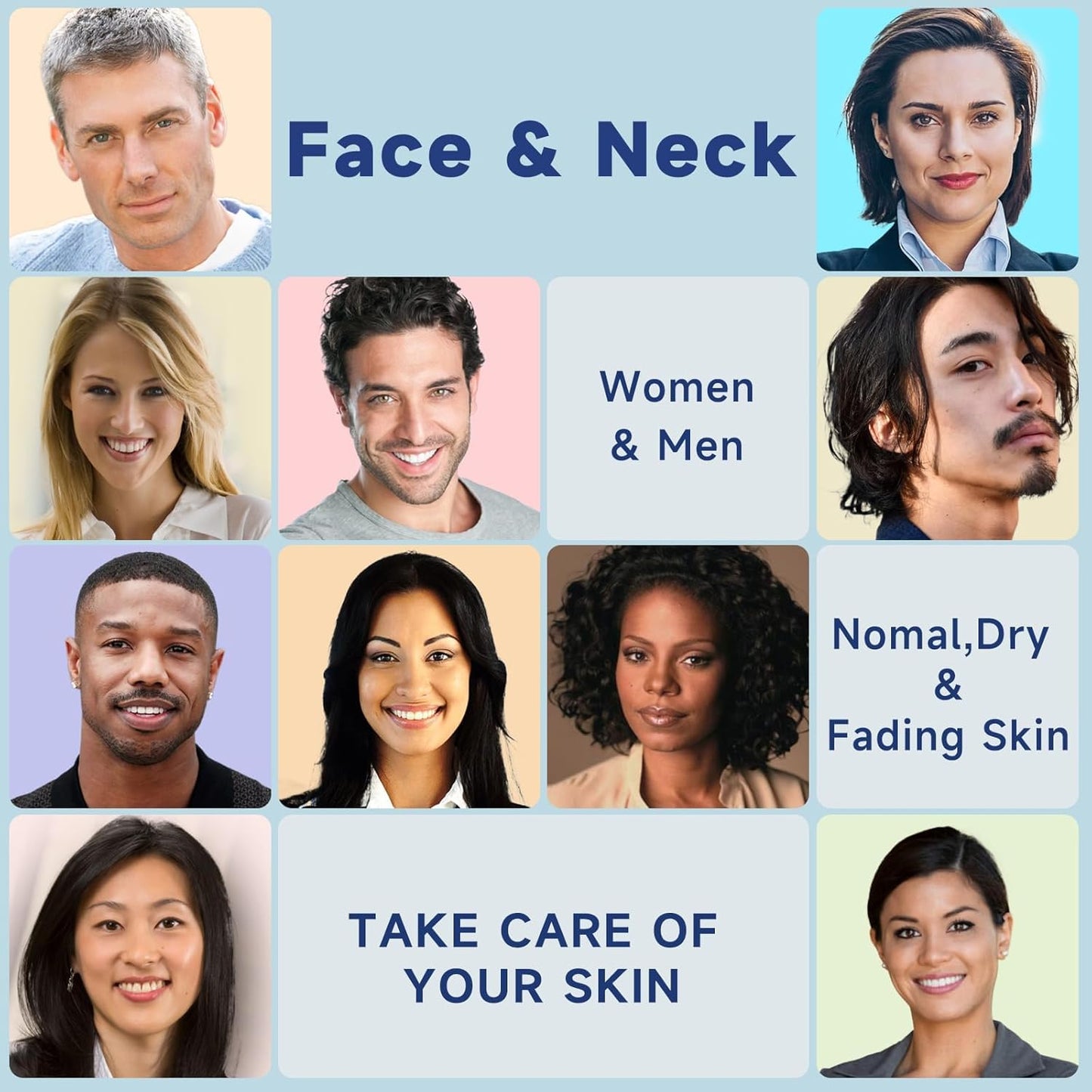 Retinol Cream for Face, Collagen Neck Creams for Tightening and Firming, Anti Aging Day & Night Facial Moisturizer for Women & Men, Instant Face Lift Wrinkle Cream 3.4 fl. oz.