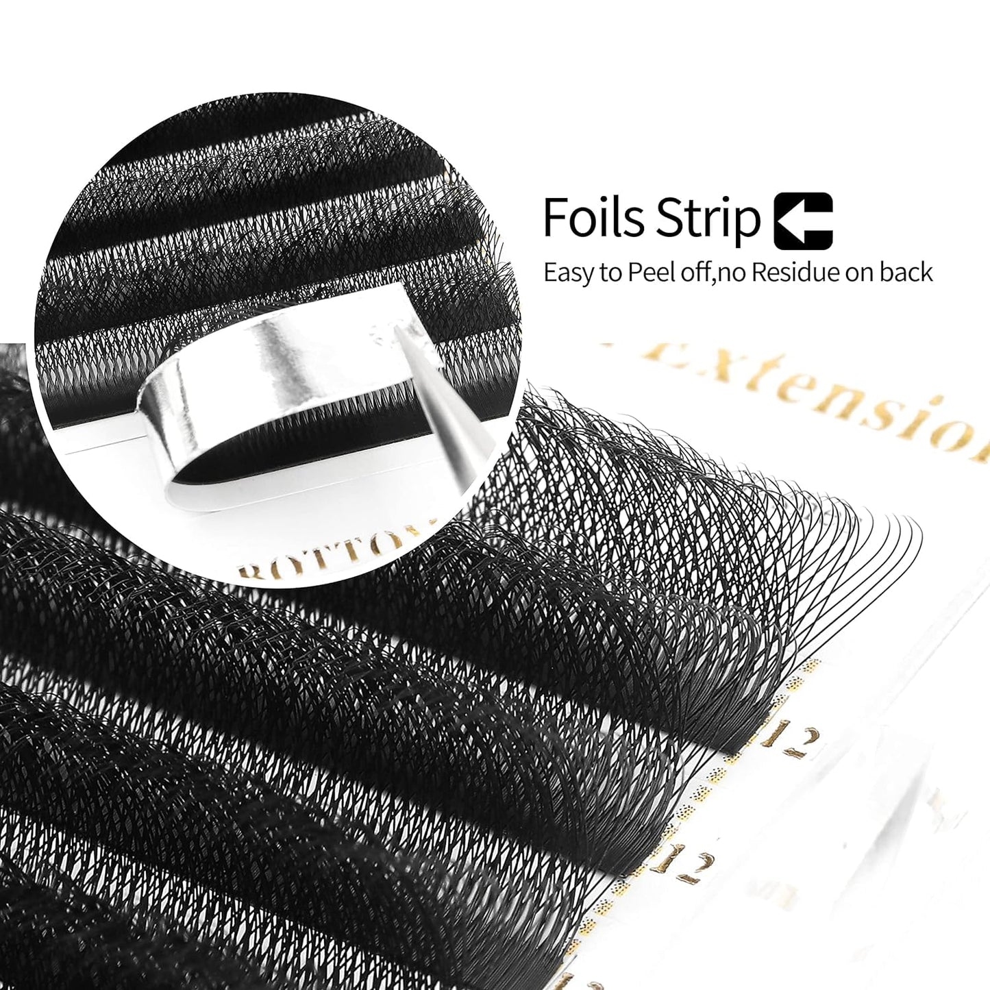 W Lash Extensions Supplies 5D Eyelash Extensions W Shape 0.07mm Thickness C Curl 14mm Premade Fans Easy Fan Lashes Volume Matte Black 12 Rows Crisscross Eye Lashes(W-5D-0.07-C,14mm)