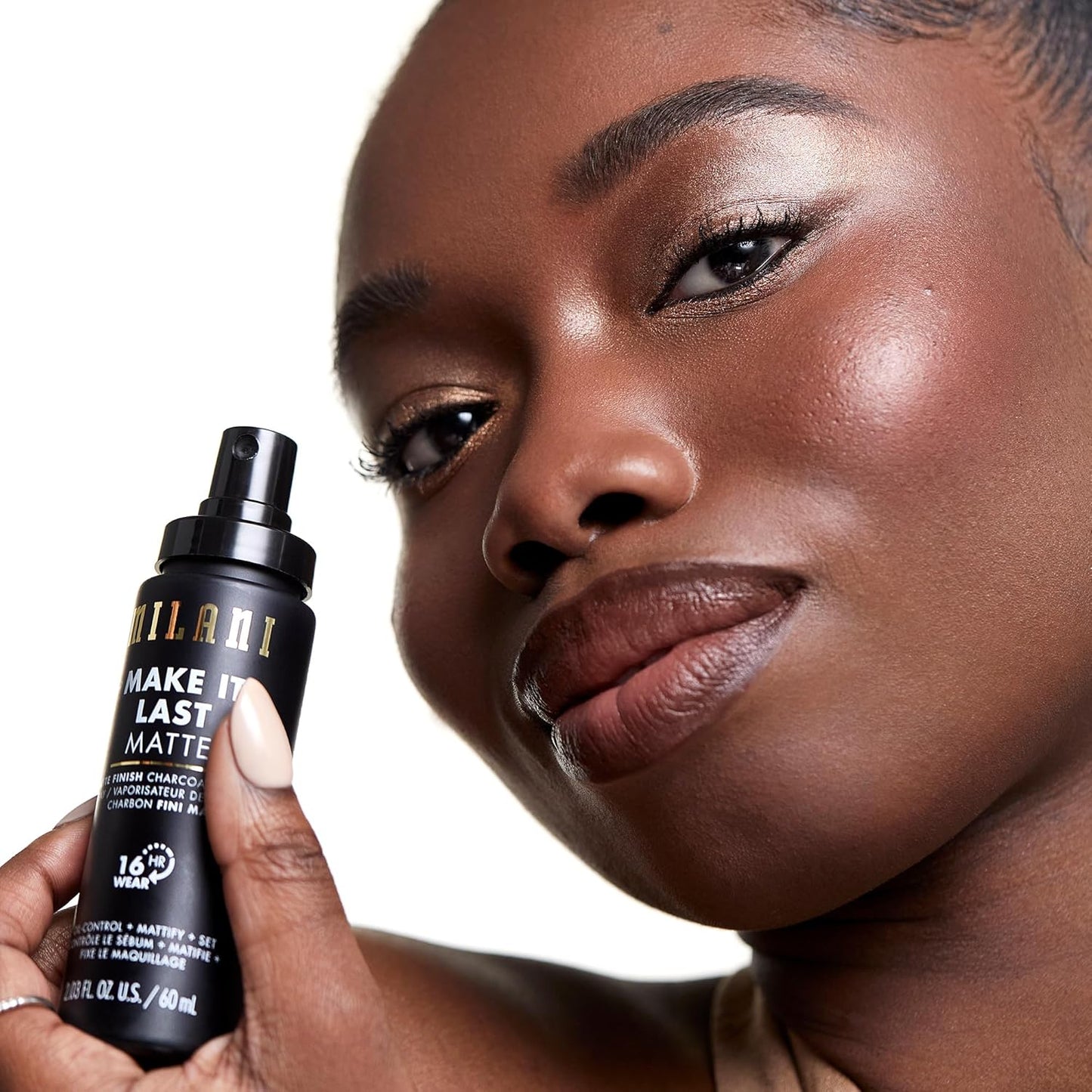 Milani Setting Spray + Primer, Make It Last Matte- Oil Absorbing Charcoal Formula to Control Shine, Matte Finish Setting Spray for Makeup and Primer for Oily Skin, Prime +Correct + Set, 2.03 Fl. Oz