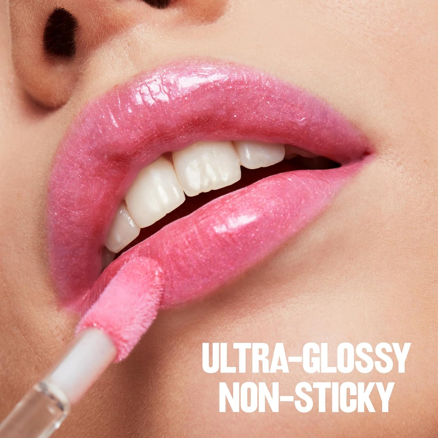 Revlon Super Lustrous Lip Gloss, Non-Sticky, Hydrating, High Shine Finish, 210 Pinkissimo, 0.13 oz
