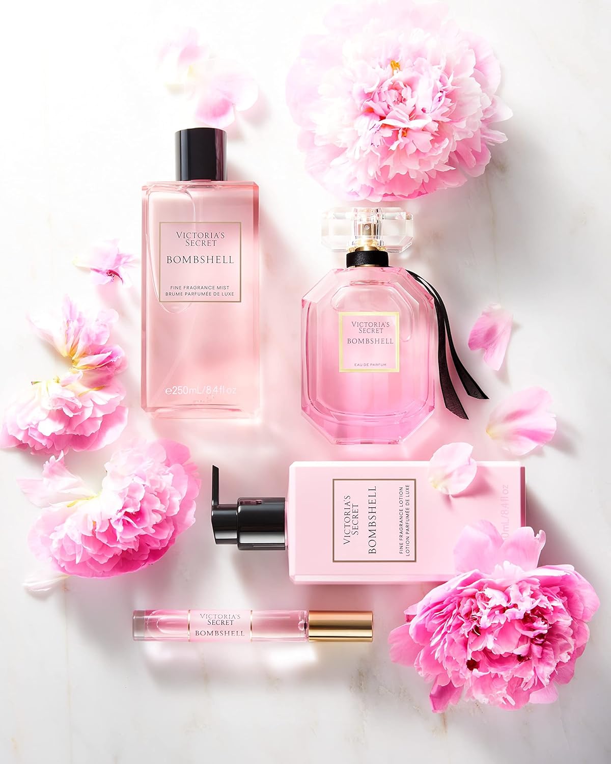 Victoria's Secret Bombshell Eau de Parfum, Notes of Purple Passion Fruit, Shangri-La Peony & Vanilla Orchid, Perfumes for Women (3.4 oz)