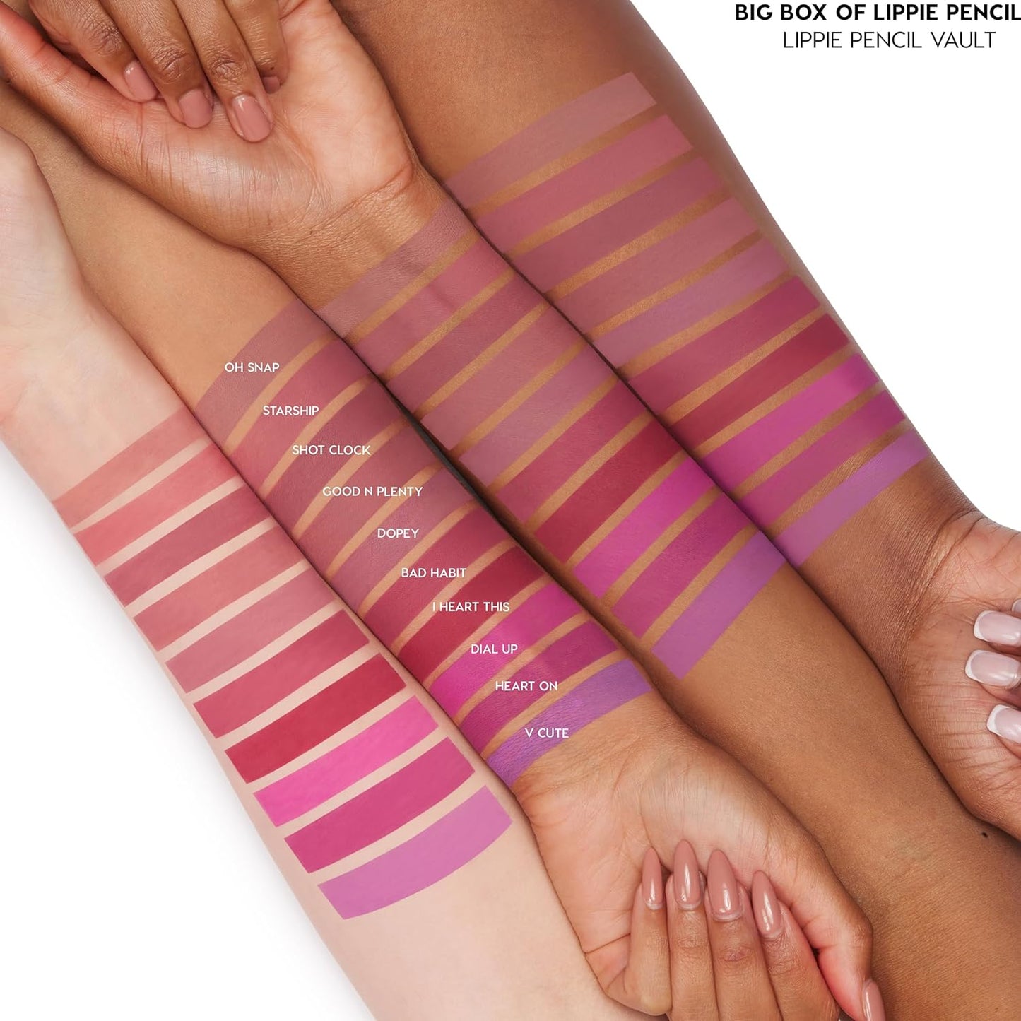 Colourpop Lippie Lip Pencil - High-Pigment, Long-Lasting Lip Liner - Sharpenable Lip Liner Pencil for High-Impact Lip Color - Vegan, Cream Formula with Precise Application - Shot Clock (0.04 oz)