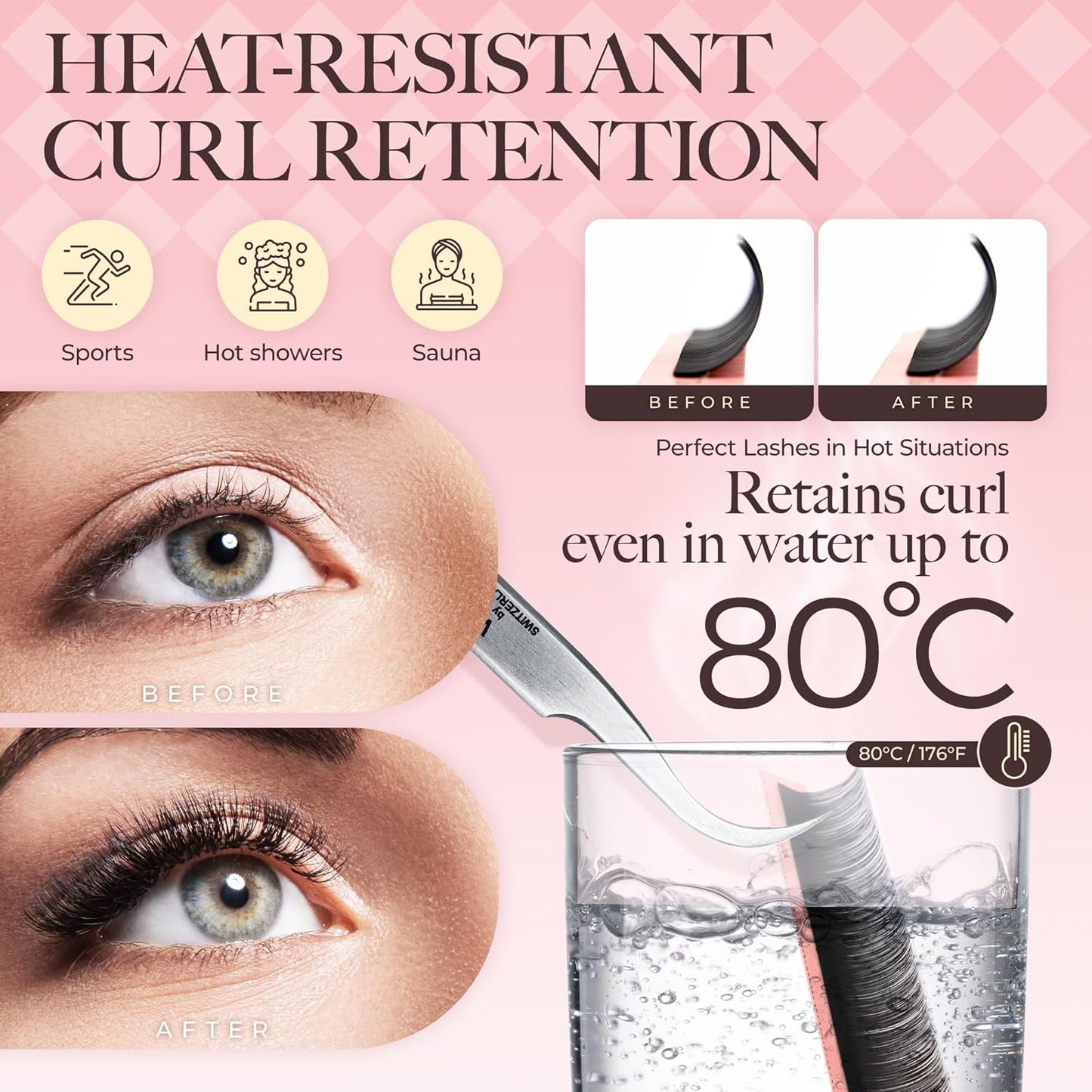 LASHVIEW Volume Lash Extensions 0.03-0.20 J/B/L/C/CC/D Curl 8-16mm Mixed & Single Length Tray, Soft Matte Dark Professional Eyelashes Extension(0.03 D 8-16mm)