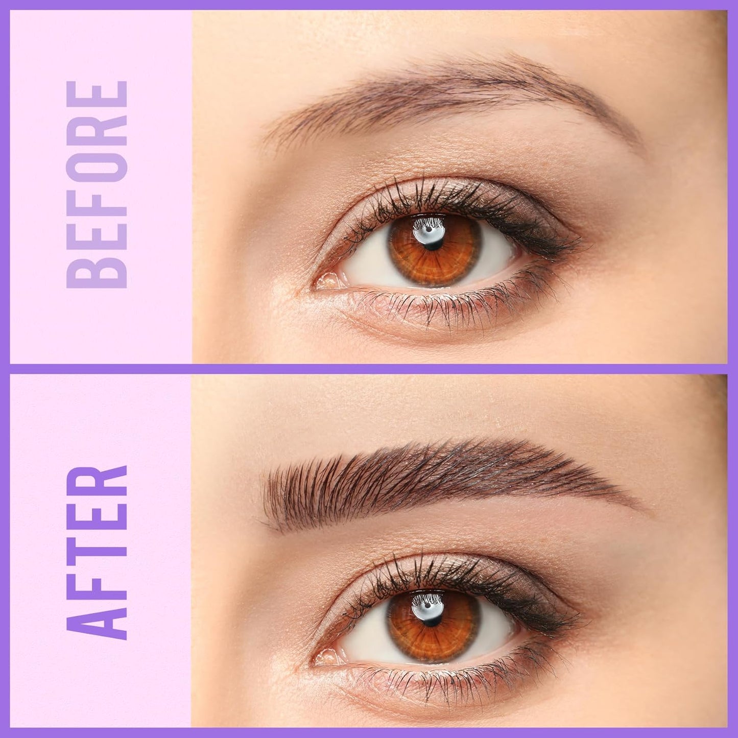 iMethod Eyebrow Pen and Eyebrow Gel - Eyebrow Pencils for Women with 4-Fork-Tip & Brow Gel Clear, Magical 2-in-1 Dual-Ended Brow Pen for Fuller-Looking Defined Brows, Stay All Day, Brown