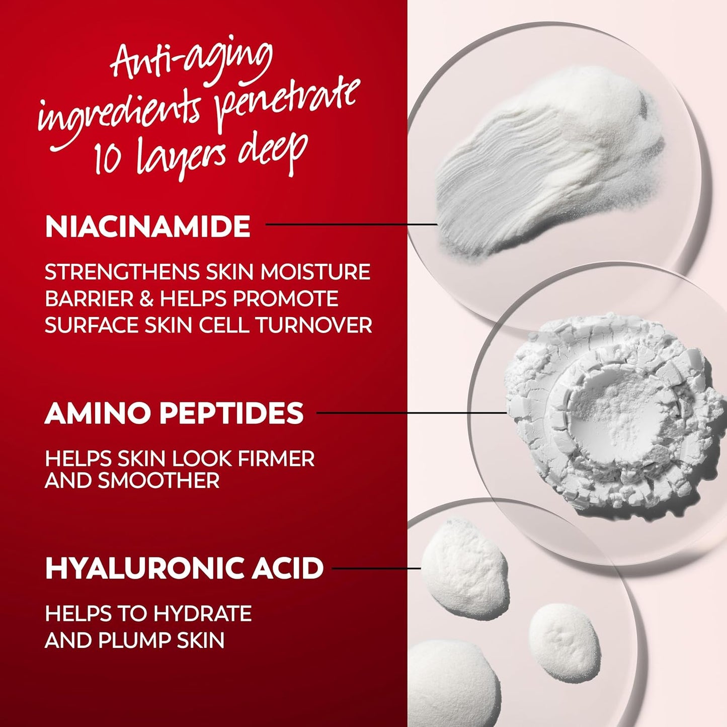 Olay Face Moisturizer, Regenerist Micro-Sculpting Facial Cream for Women - Instant Hydration, Anti-Aging, Anti-Wrinkle, Firming Skin Care - Hyaluronic Acid, Niacinamide, Amino Peptides, 1.7 Oz