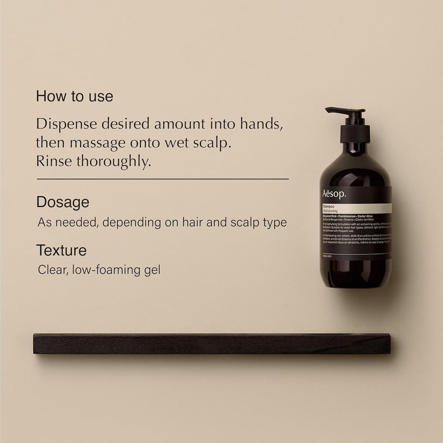 Aesop Shampoo & Conditioner Set | Hydrates, Softens, & Adds Shine | All Hair Types | 16.9 oz / 500mL