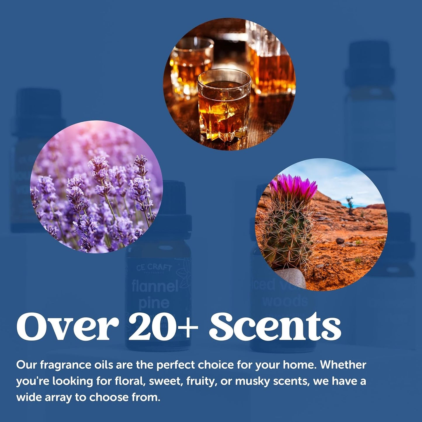CANDECraftCo Premium Fragrance Oil – Diffuser Oils Fragrances Scented for Home, Candle Soap Making Supplies, Aromatherapy Blends for House (0.34 Fl Oz) (2-Pack, Orange Creamsicle)