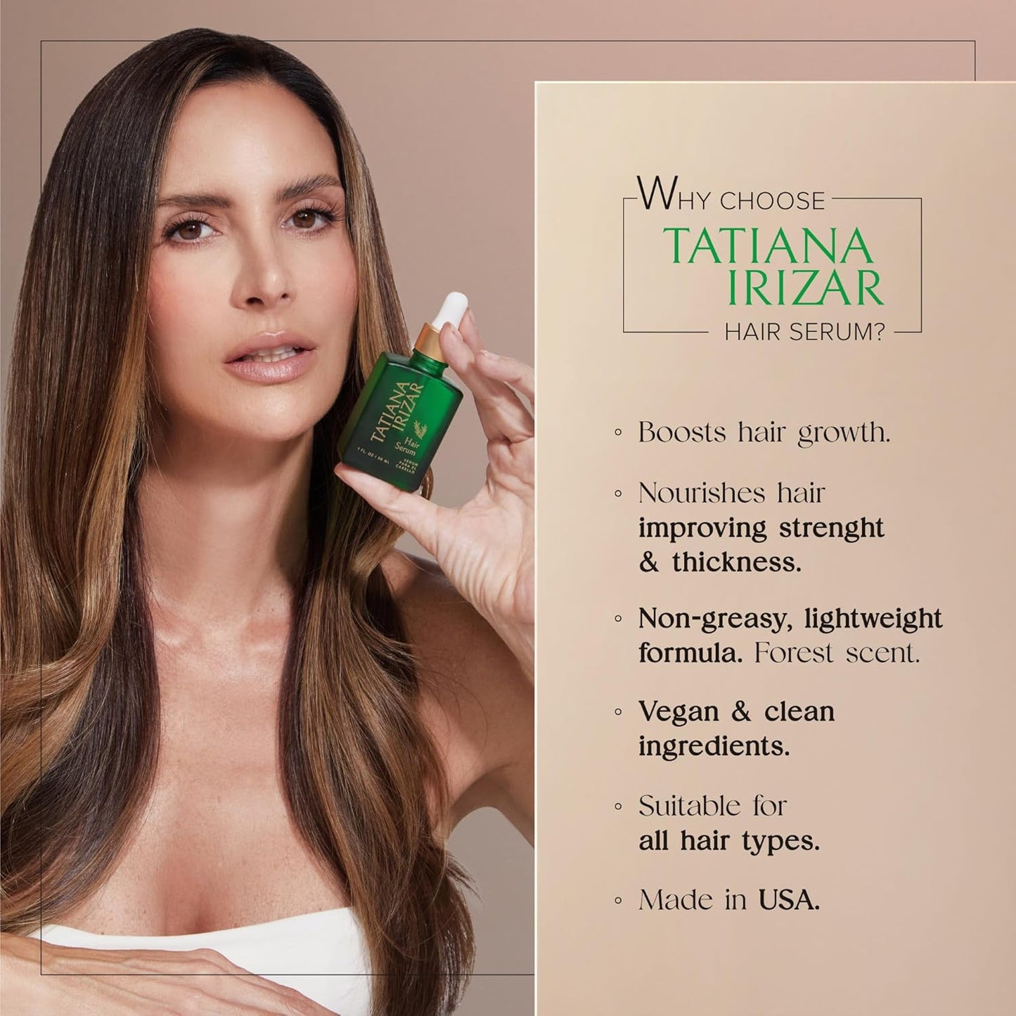 Hair Serum for Hair Growth Serum Women Made in USA - Scalp Serum for Hair Growth Non-Greasy Rosemary & Amla Hair Care - Natural 1 Fl.Oz Hair Loss Treatments for Women Regrowth Treatment