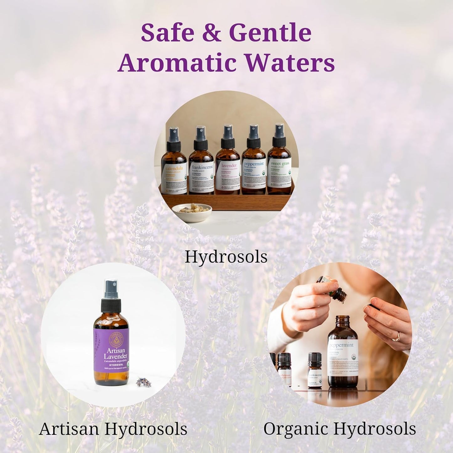 Aromatics International Cornflower Hydrosol 100ml | Delicate Floral Aromatic Spray for Home