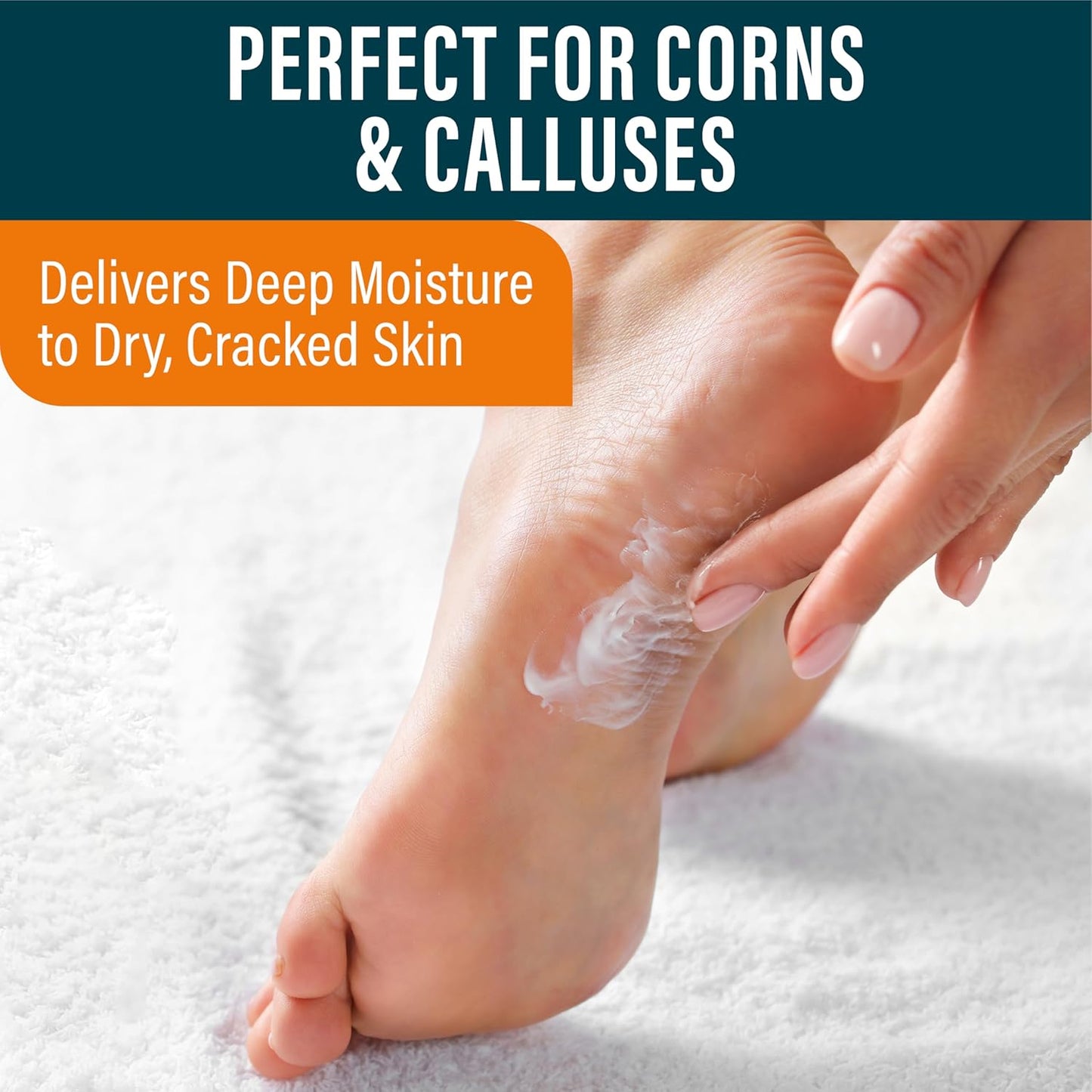 NUVADERMIS Urea Cream 40 Percent for Feet - 40% Urea Foot Repair Lotion - Maximum Strength For Dry Cracked Heels - 2% Salicylic Acid, Shea Butter, Tea Tree Oil, Vitamin E - 14 oz Jar Large