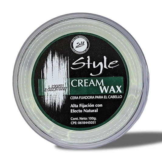 SLIK Cream Wax Strong Hold Hair Styling Wax 140g / 5oz - Flexible, Smooth Finish, Easy Wash Out - Perfect for Men, Women, Teens, and Kids