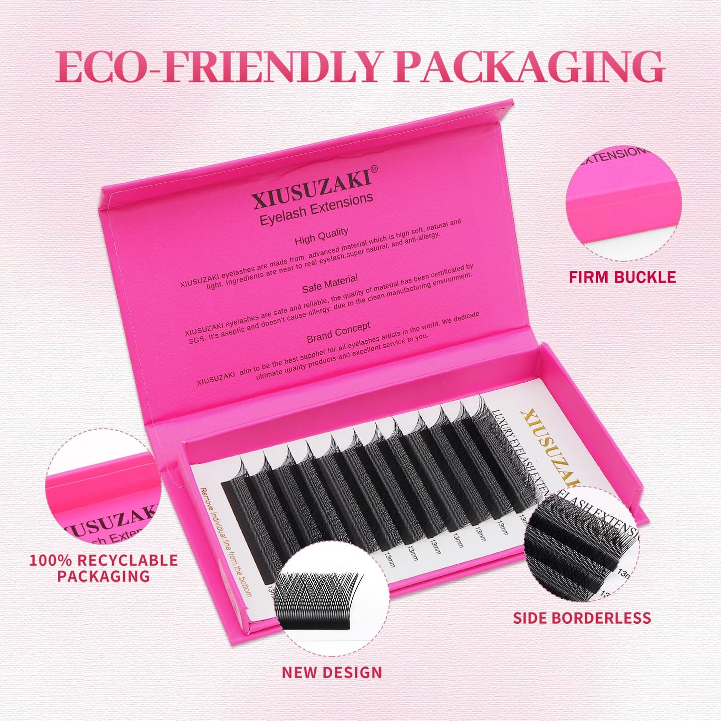 YY Lash Extensions Supplies Y Eyelash Extensions 0.05mm Thickness C Curl 14mm Premade Fans 4D Russian Volume Matte Black 12 Rows Crisscross Eye Lashes(YY-0.05-C,14mm)
