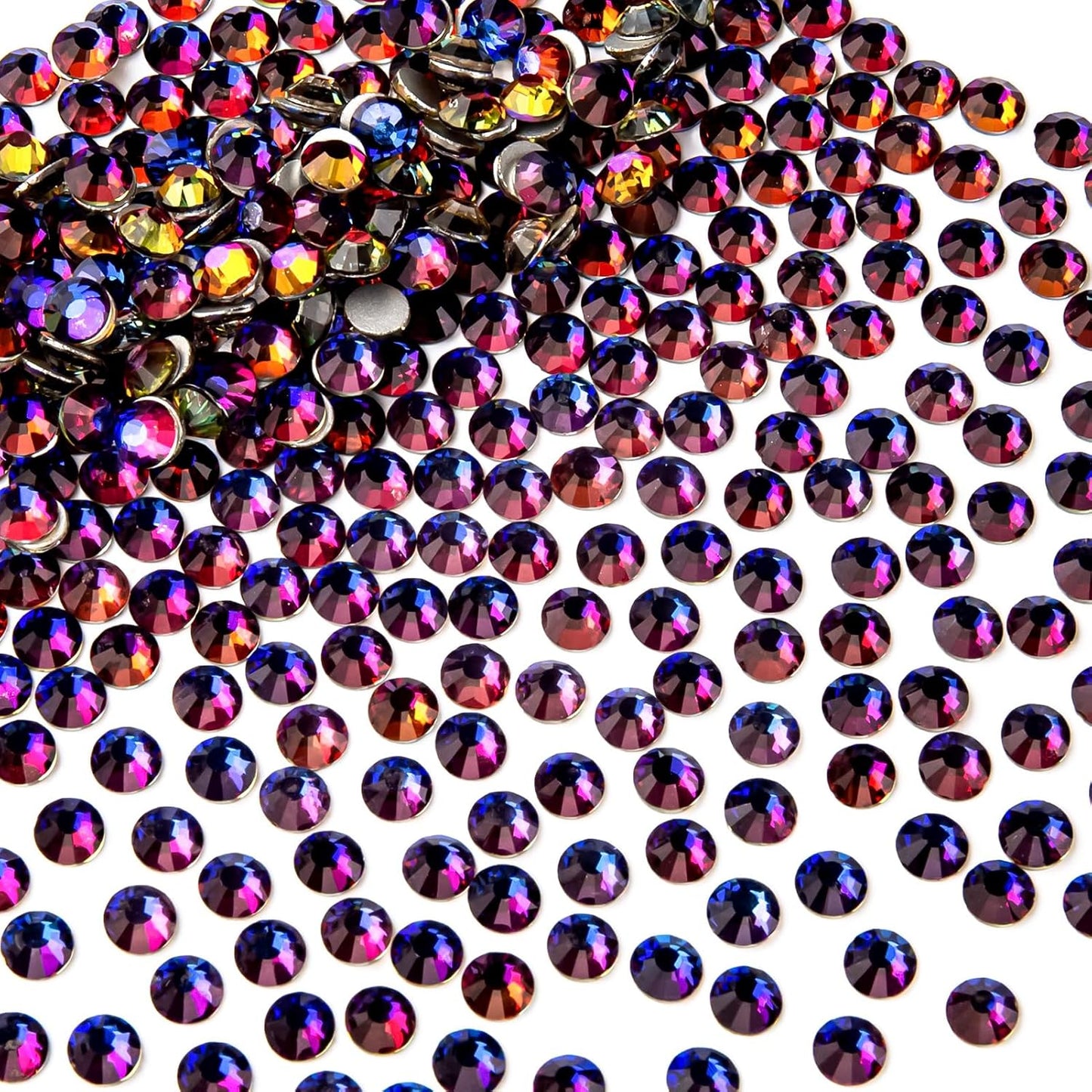 1440Pcs Blue Blaze Crystal Rhinestones,Glass Flatback Rhinestones Gemstones for Nail Face Makeup Art Crafts Clothes Decoration -(SS20,4.8mm,Blue Blaze)