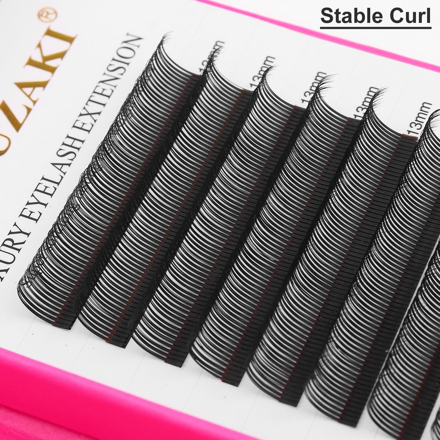 5D Flower Lash Extensions Spikes Lashes 0.07 Matte Black D Curl Lashes 10mm Volume Eyelash Extension Lash Trays Professional Use(5D Flower,0.07-D,10mm)