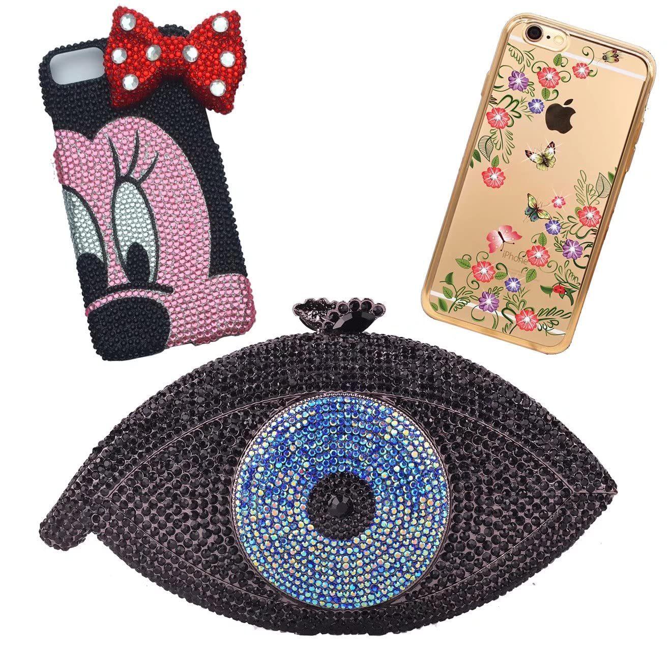 3000 Pieces SS12 3mm Flatback Rhinestones AB Clear Round Gems Crystals for Nail Art DIY Crafts Clothes Shoes Bags （Transparent AB）