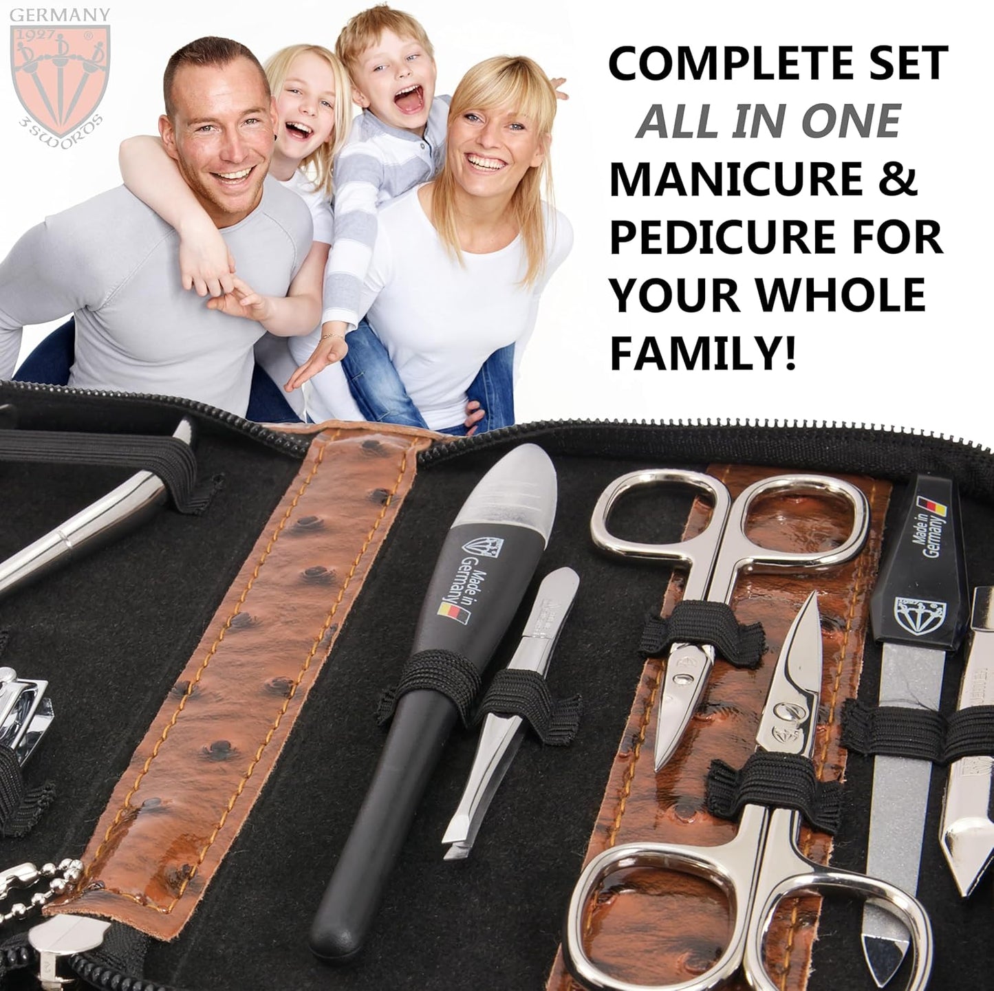 3 Swords Germany – manicure pedicure set kit (694)