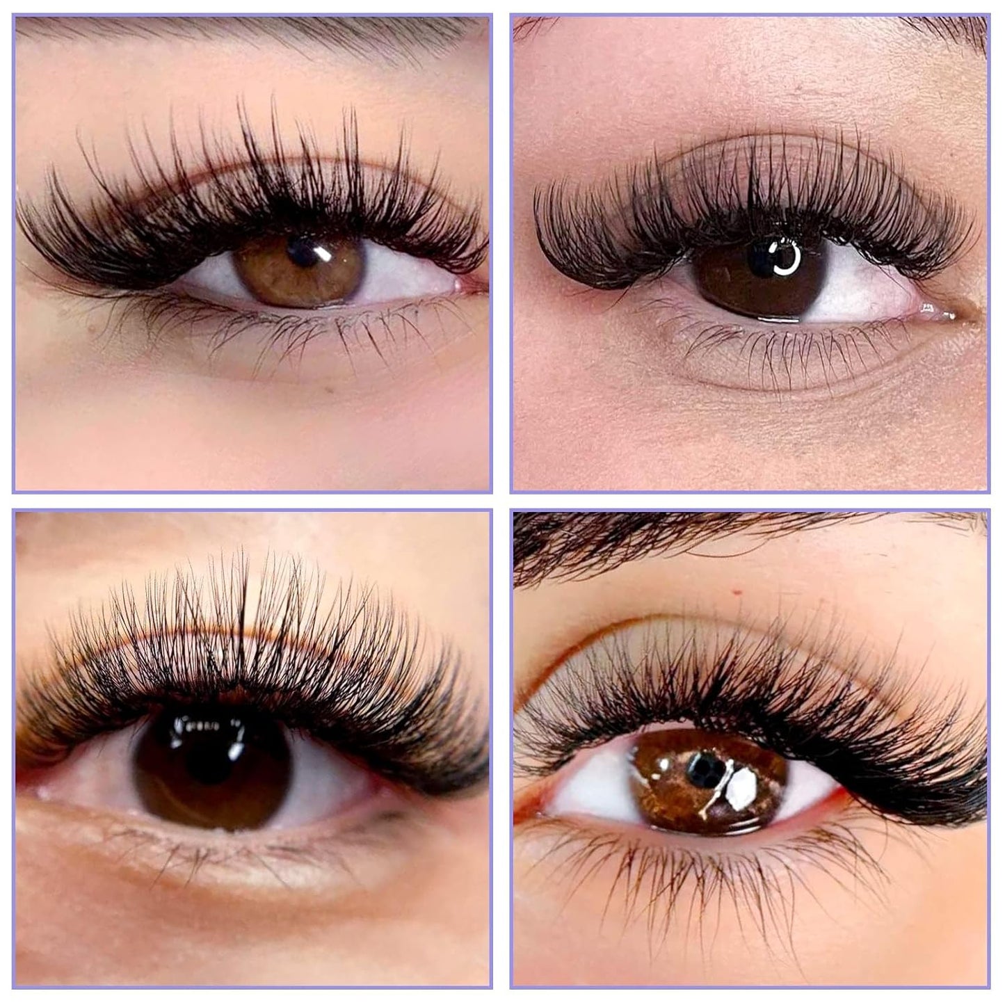 Easy Fan Volume for Lash Artists: Wendy, Handmade Fans for Eyelash Extensions, Self Fanning, Blooming, C-KH, Black, DD-0.05-14-20