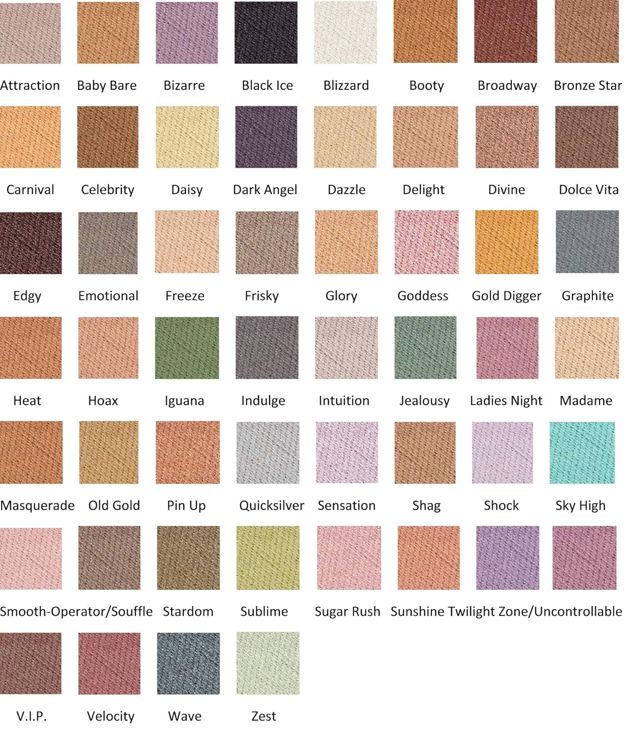 Jolie Frost Eye Shadow - Mid Size 3 g (Shag)