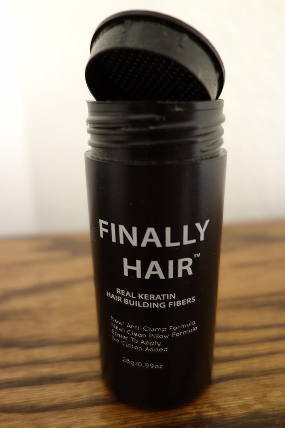 Hair Building Fibers 200 Grams 7 Oz. With Bottle By Finally Hair 50g*4 (Dark Grey (dark gray))