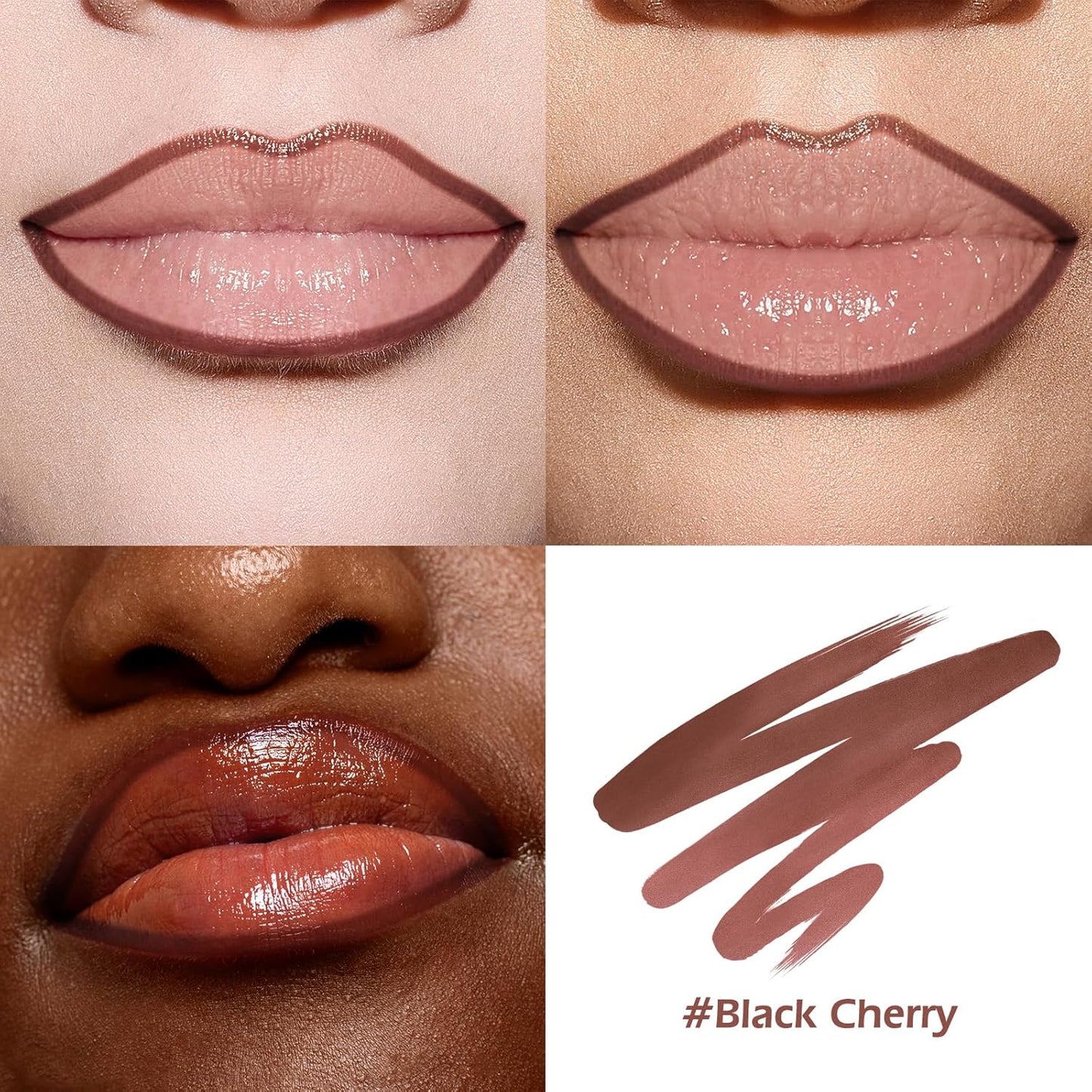 KIMUSE Peel Off Lip Liner Stain, Long Lasting Lip Tint Stain Peel Off, Waterproof, Transfer-Proof, Highly Pigmented Color Peel Off Lip Stain Liner, Matte Finish