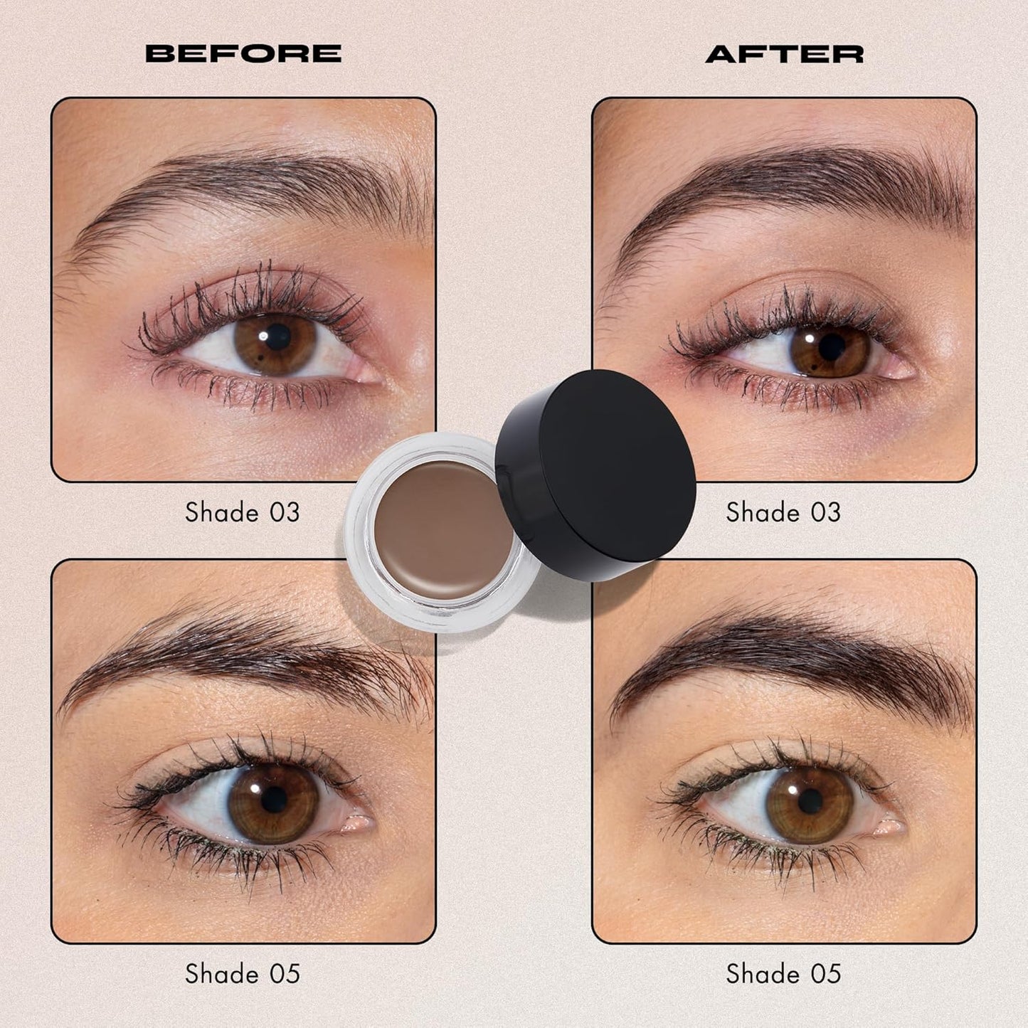 Milani Stay Put Brow Color - Brunette (0.09 Ounce) Vegan, Cruelty-Free Eyebrow Color that Fills and Shapes Brows