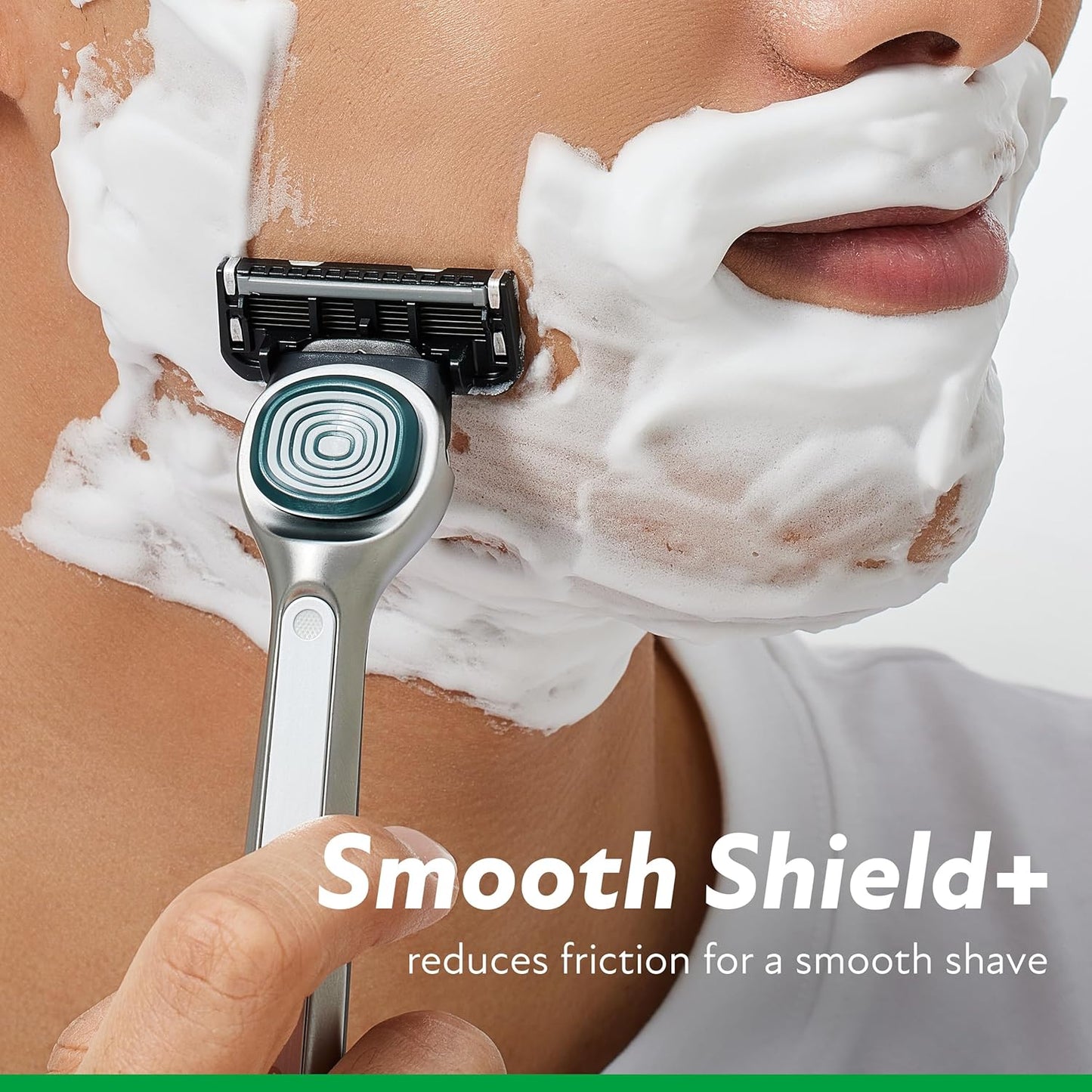 DORCO SLEEK Six Blade Razor System with Multi-Flex Technology, Precision Shaving Razor Handle, Includes 7 Cartridges