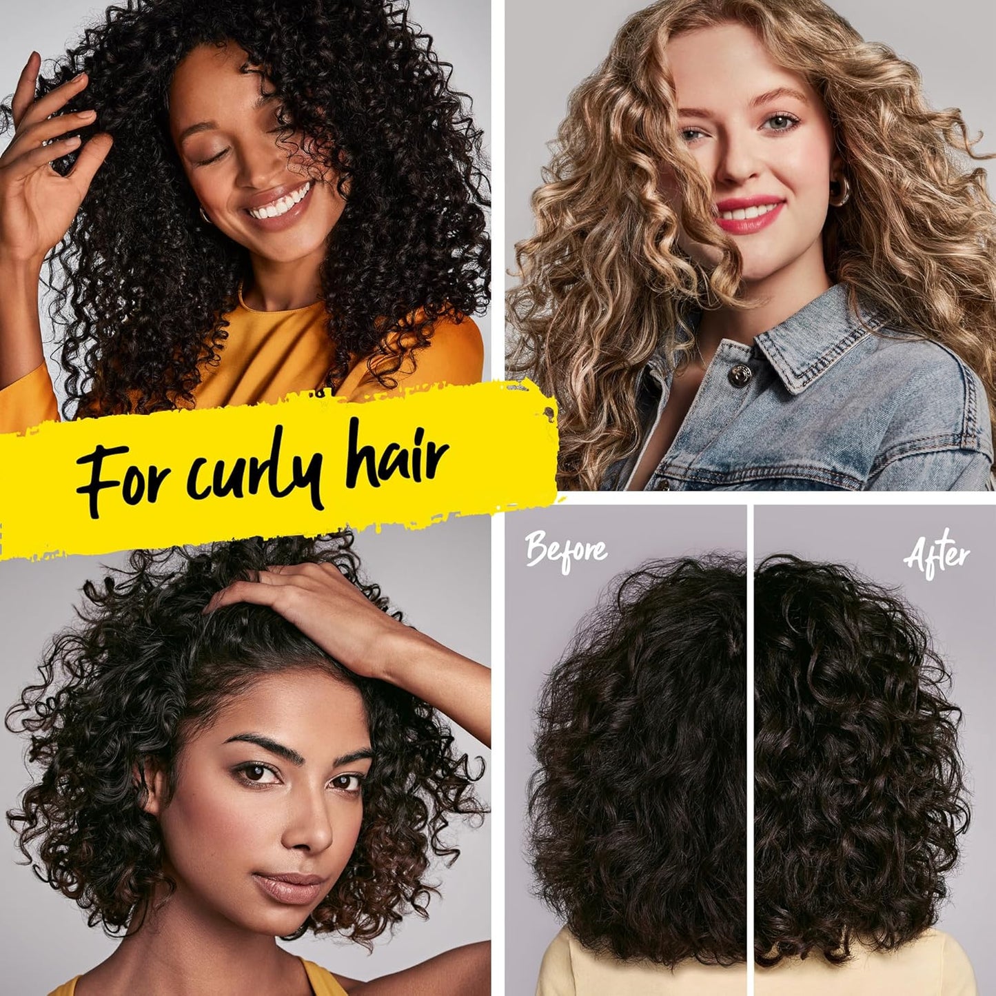 Marc Anthony Curly Hair Conditioner, Strictly Curls - 3x Moisture For Curl Defining & Enhancing - Shea Butter, Marula Oil, Aloe Vera & Coconut Cream - Sulfate Free & Color Safe For Dry Damaged Hair