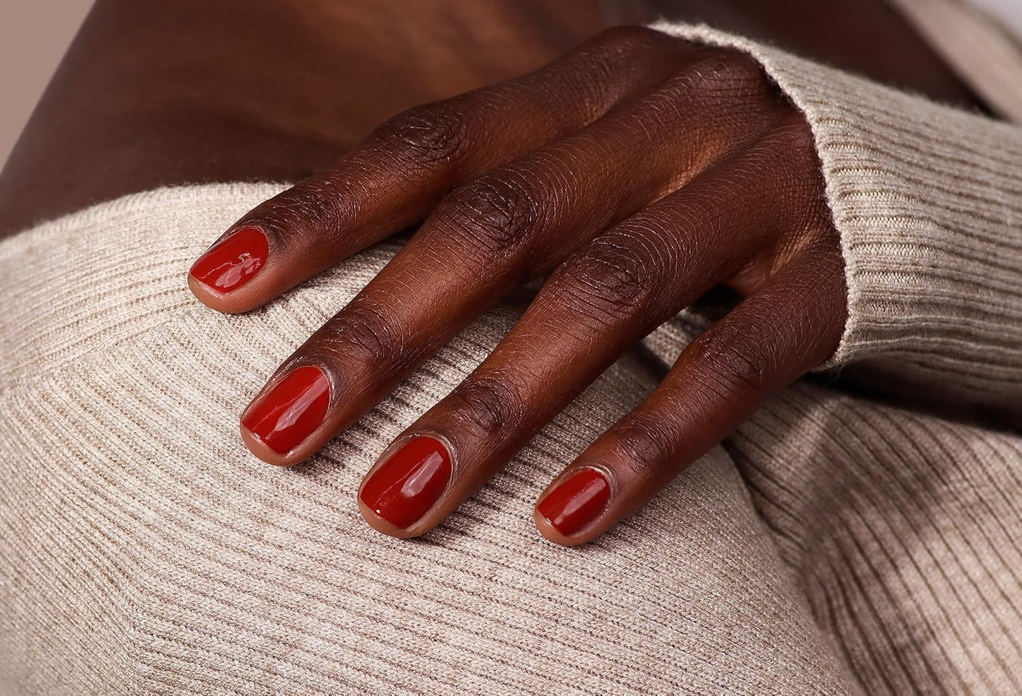 LONDONTOWN lakur Nail Polish - Chip-Resistant, Non-Toxic, Conditions & Hydrates Nails | Glossy Umber Red, You Autumn Know, .40 fl oz