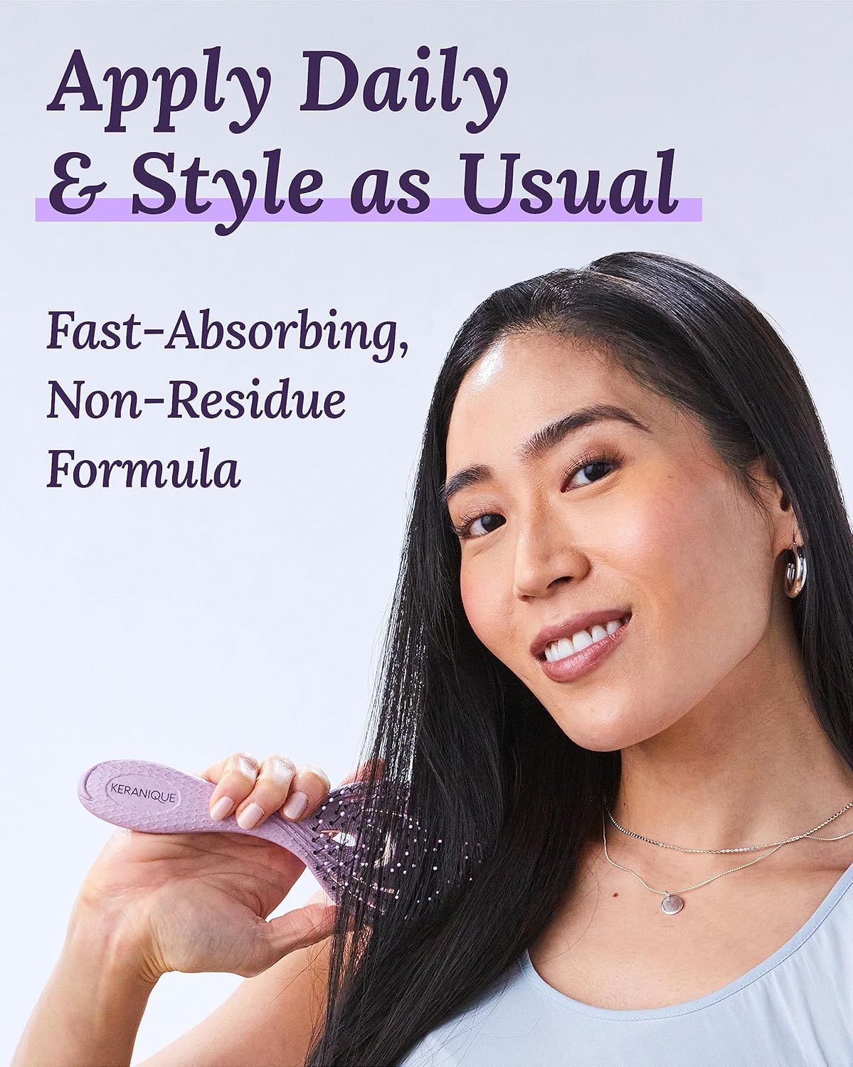Keranique Follicle Booster - Keratin Enriched Hair Follicle Stimulator Spray for Thicker, Fuller Density Restoration