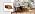 Acacia Interlocking Deck Tiles, 6 Slats, Honey Oak - Image 7